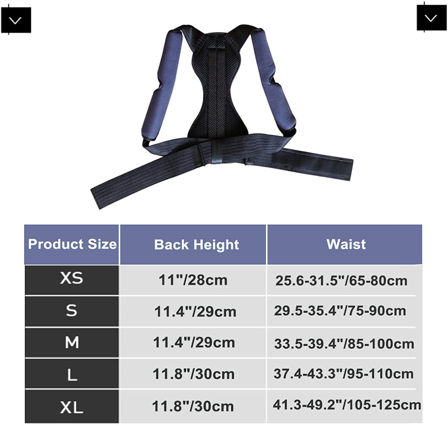 Men&amp;Women Posture Corrector Back Support Belt Clavicle Spine Lumbar Brace Corset Posture Correction Stop Slouching Back Trainer