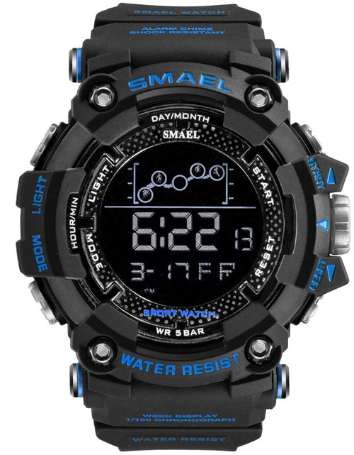 Load image into Gallery viewer, Mens Watch Military Water resistant SMAEL Sport watch Army led Digital wrist Stopwatches for male 1802 relogio masculino Watches
